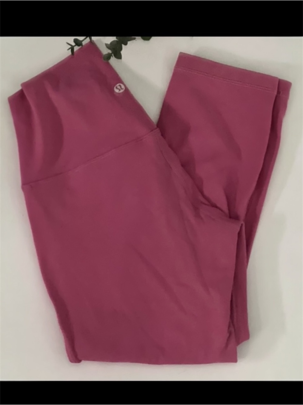 Lululemon Align High-Rise Crop 21" Pink Blossom *Double Lined Size 6